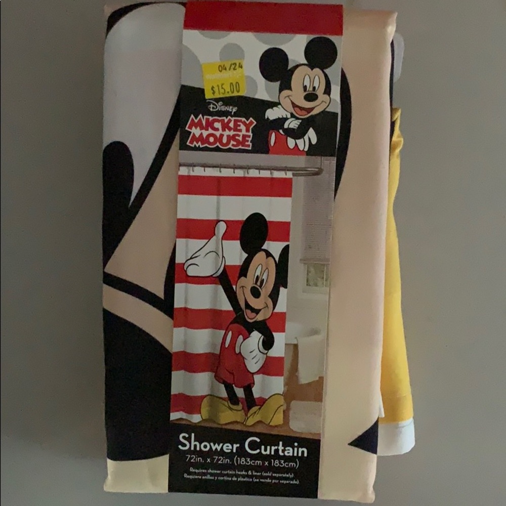 Disney Mickey Mouse shower curtain